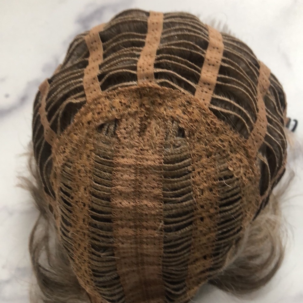 Estetica Designs Wig Petite Kate Ash Brown With Platinum Blonde Blend - Picture 13 of 16
